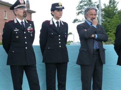 I rappresentanti dell Arma dei Carabinieri insieme al Consigliere regionale Ugo Mazza