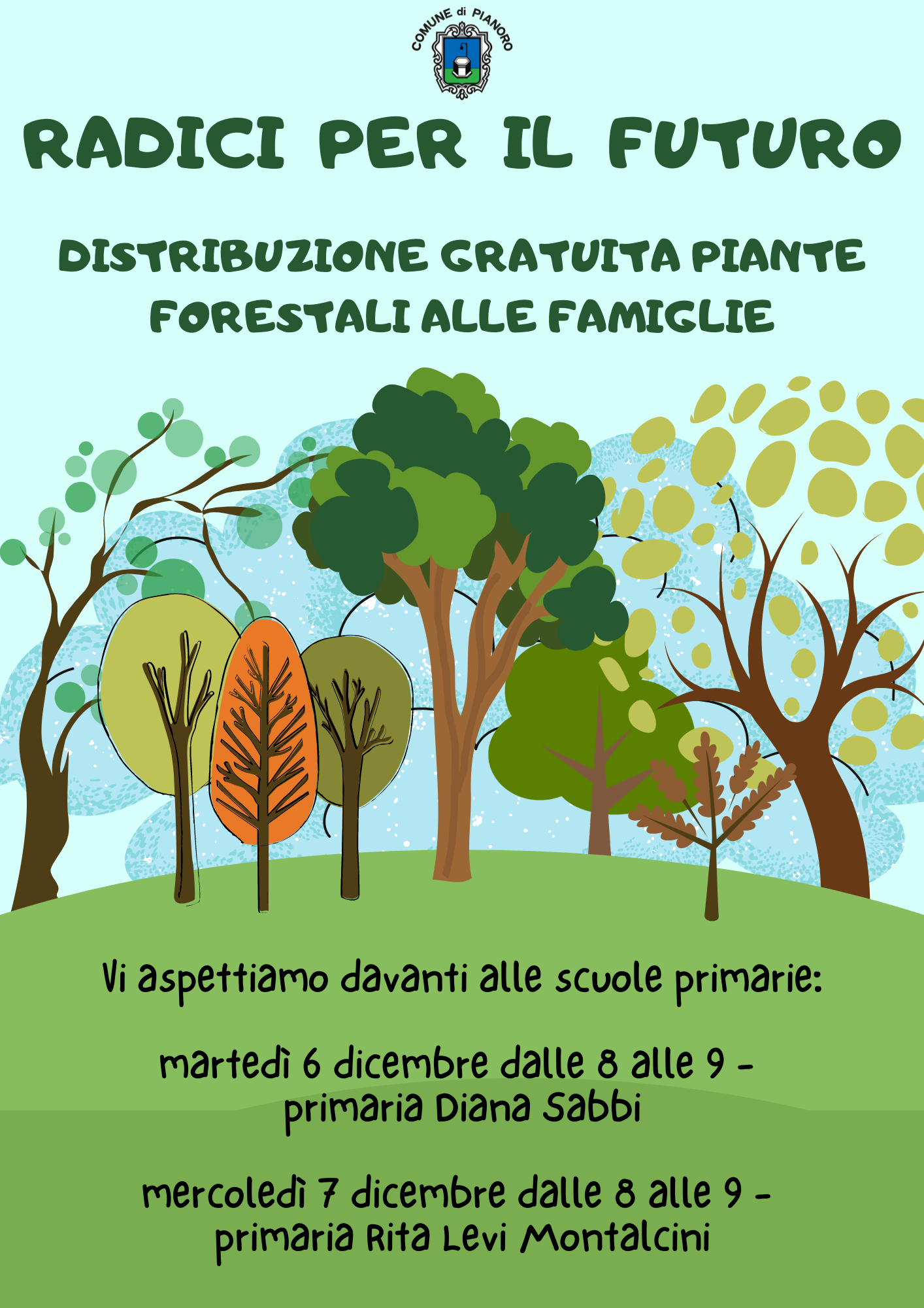 Distribuzione piante forestali alle famiglie