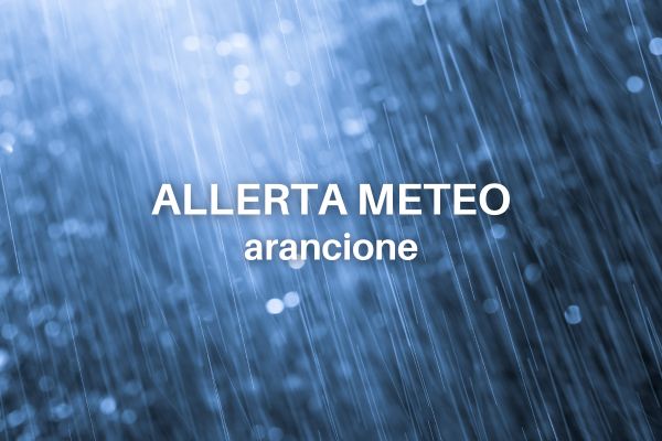 allerta meteo arancione - moderata criticità