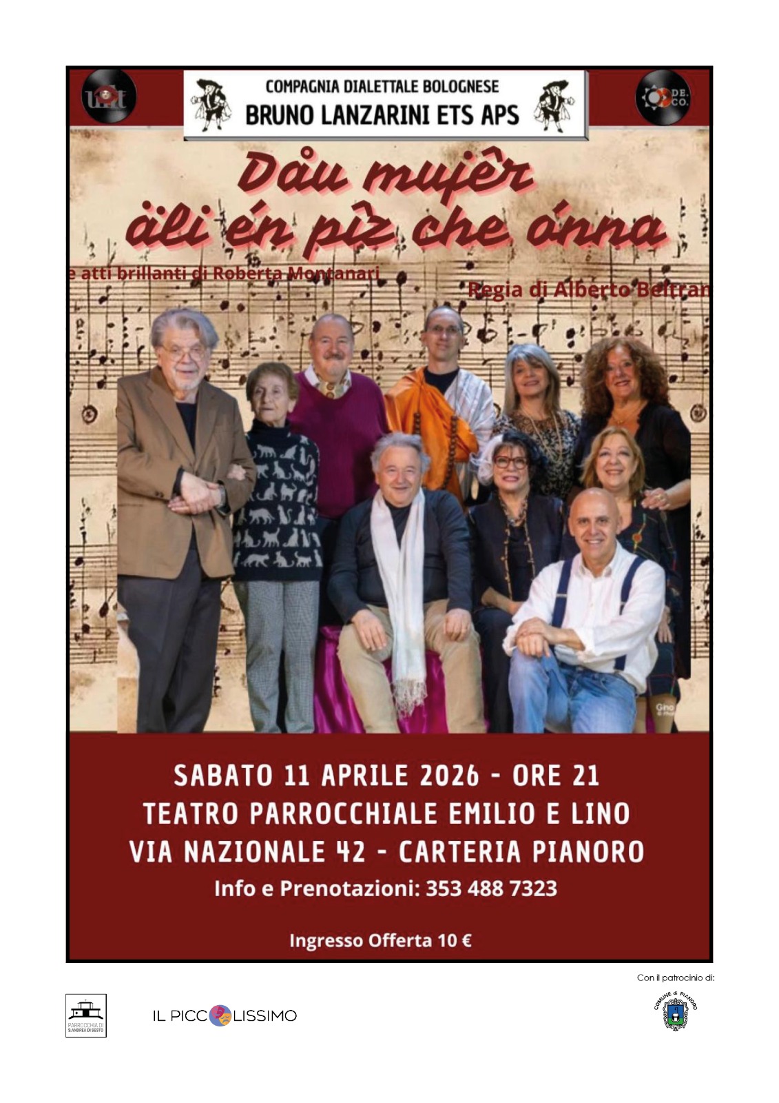 volantino spettacolo