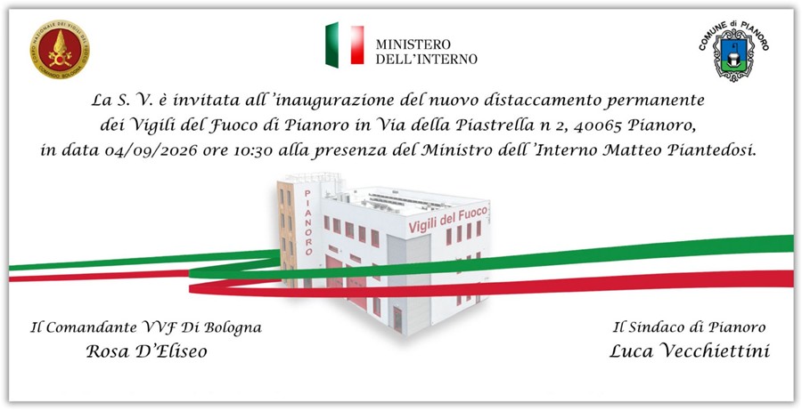Nuova caserma vigili del fuoco