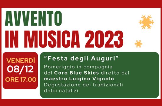 Festa degli Auguri col Coro Blue Skies