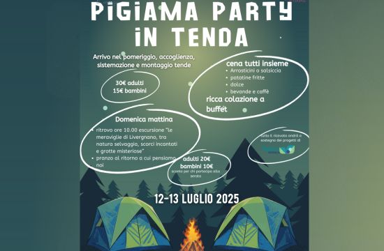 Pigiama party in tenda