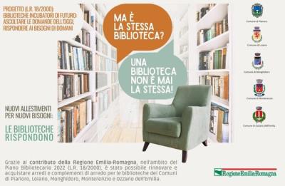 Nuovi allestimenti nelle Biblioteche del Distretto Savena-Idice foto 