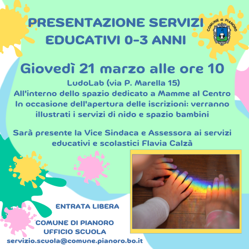 Presentazione servizi educativi 0-3 anni foto 