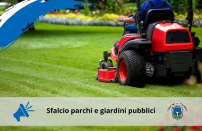 Sfalcio parchi e giardini pubblici foto 