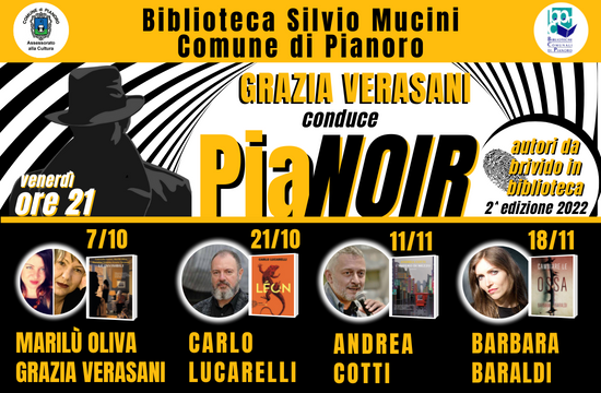 PiaNoir: autori da brivido in Biblioteca