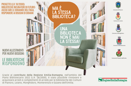 Nuovi allestimenti nelle Biblioteche del Distretto Savena-Idice